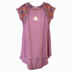 Umgee Boho Embroidered Dress